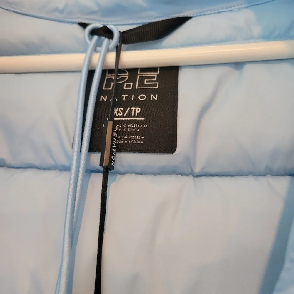 P.E Nation NWT expedition Jacket in summer sky size xs/tp.
